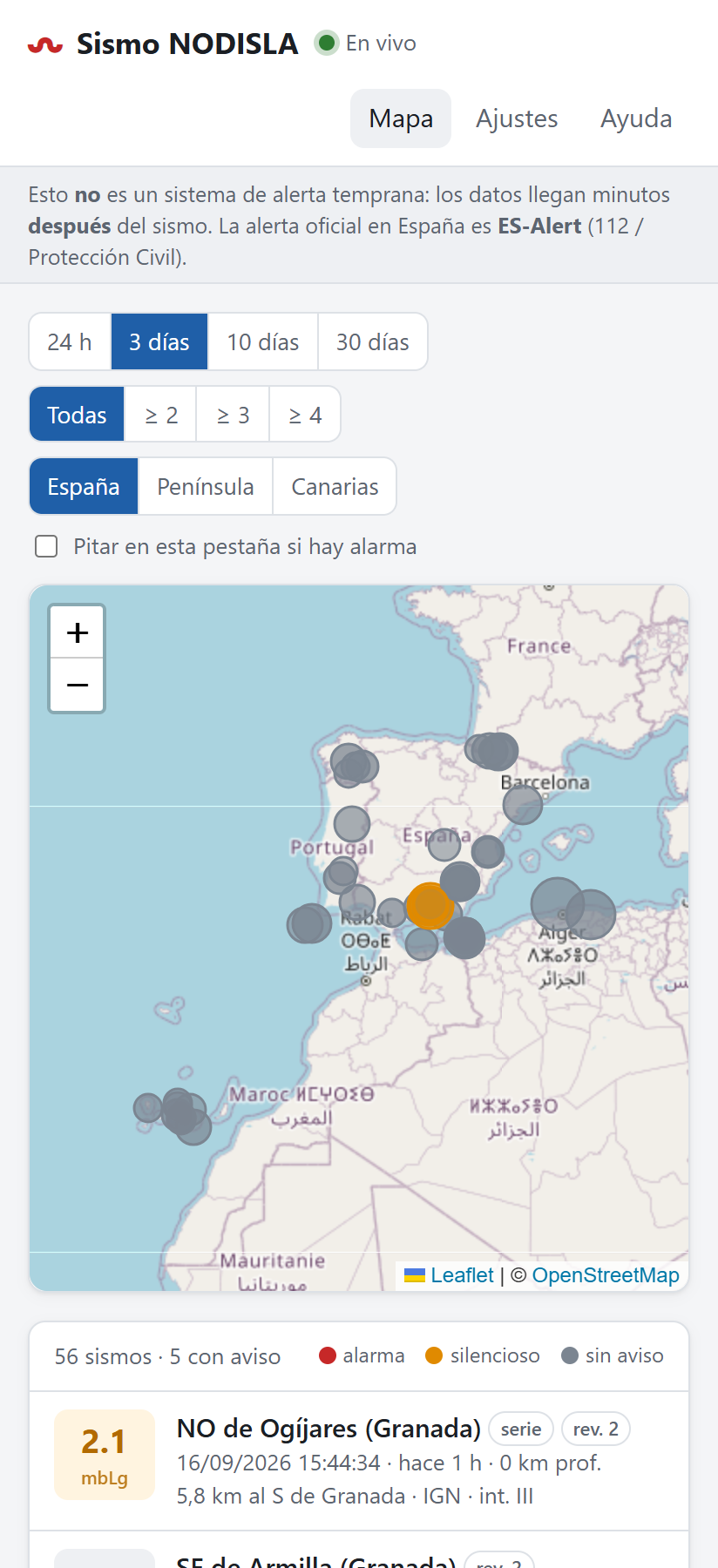 La web en un móvil